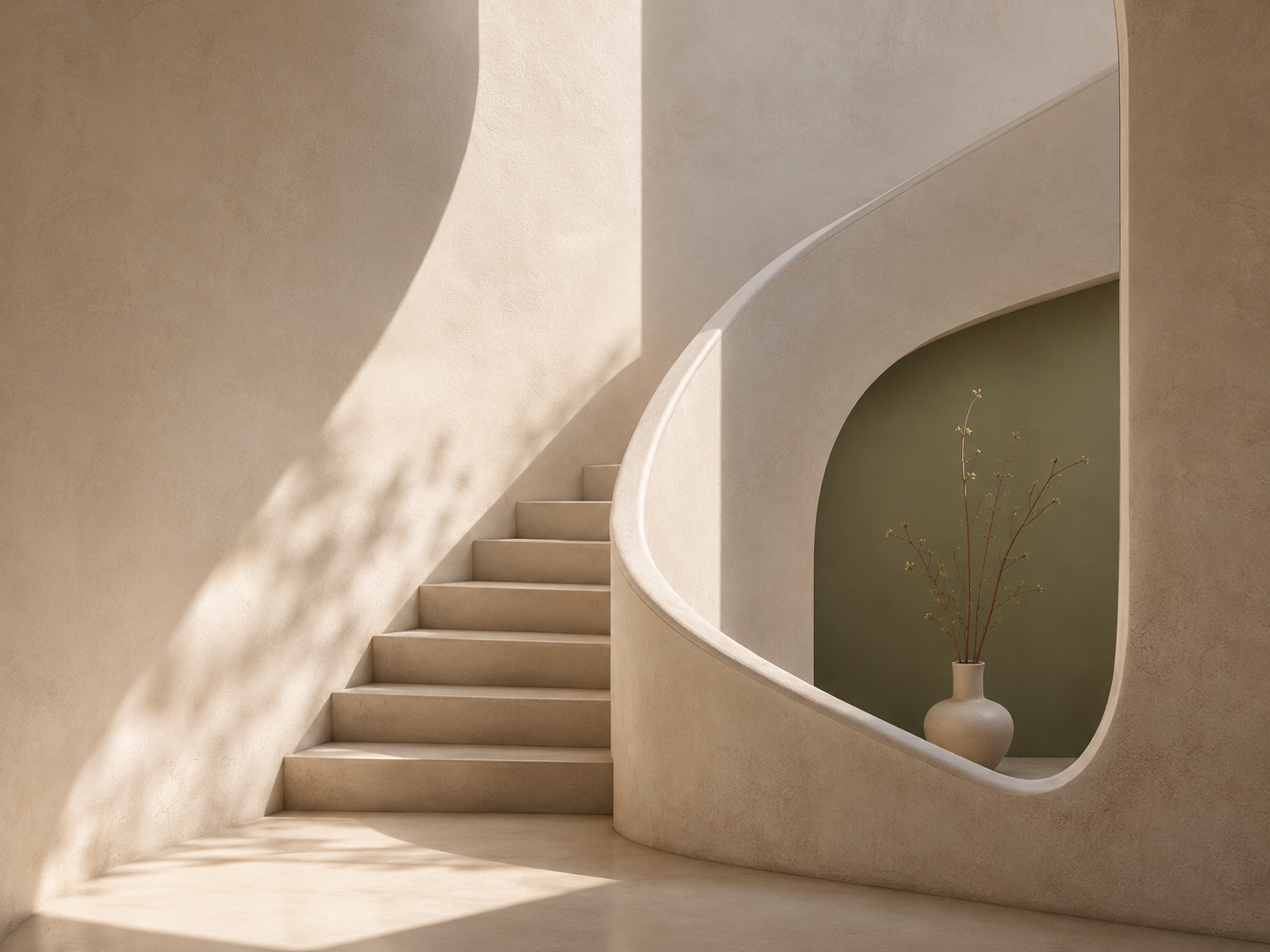 Sunlit staircase representing professional transition and new professional pathways